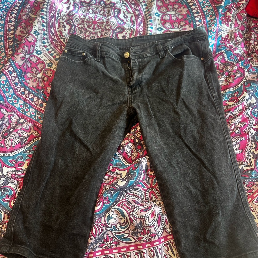 Miss Sixty Dark Gray Women's Bermudas